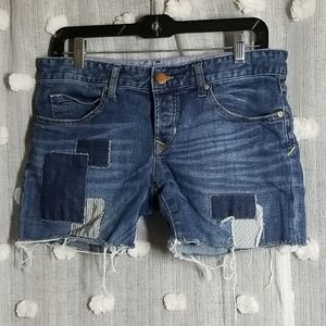 GAP Boyfriend Patch Jean Shorts 28 / 6